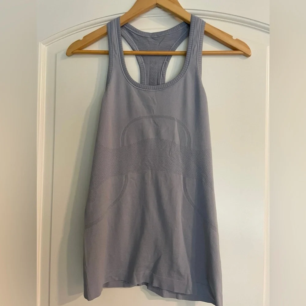 Lululemon Light Blue Racerback Tank Top